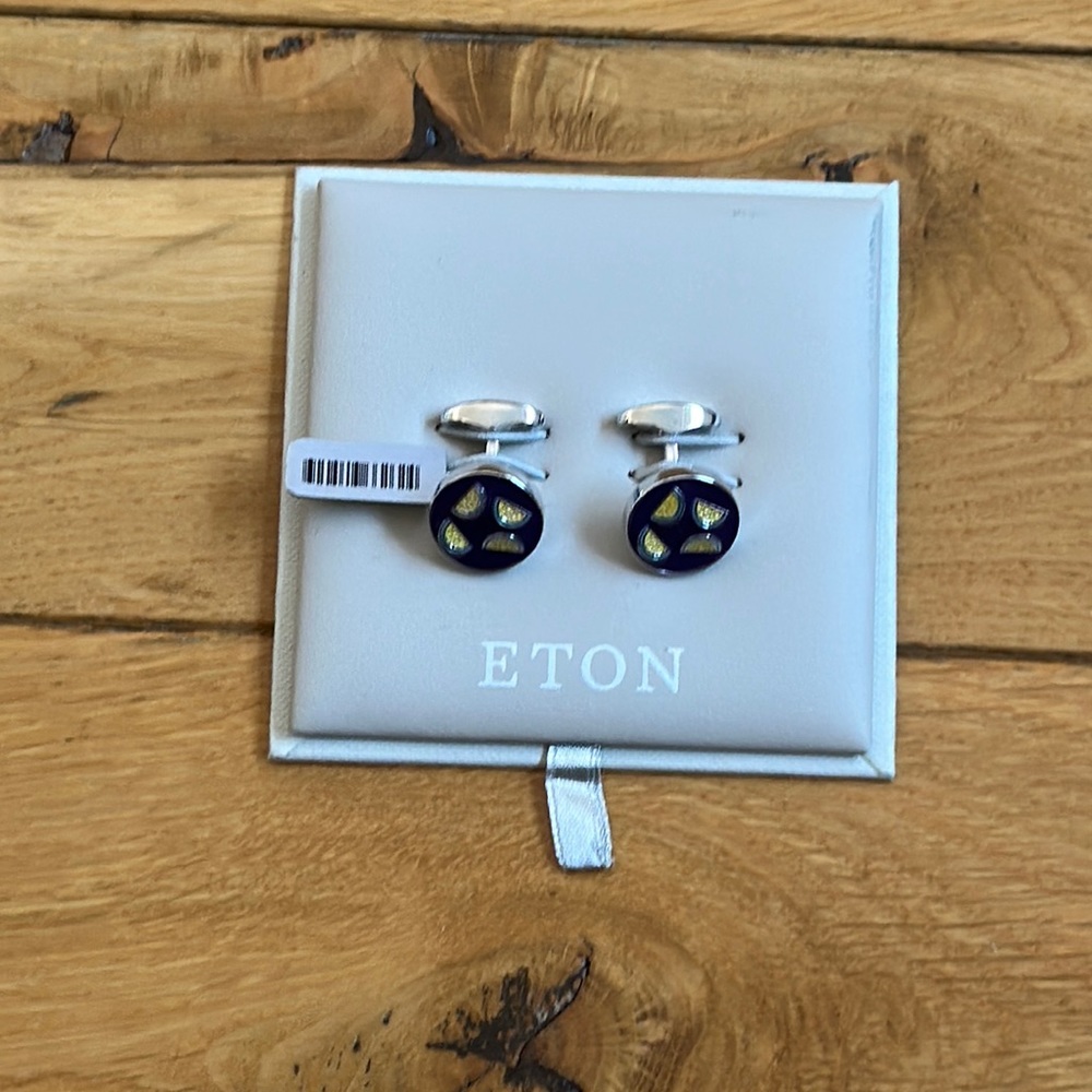 Eton cuff links brand new